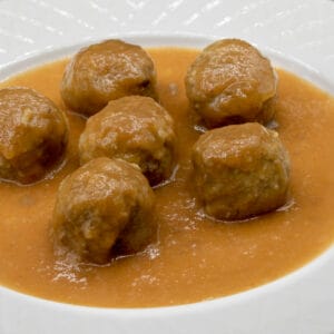 Albóndigas en salsa de verduras de Gesalaga