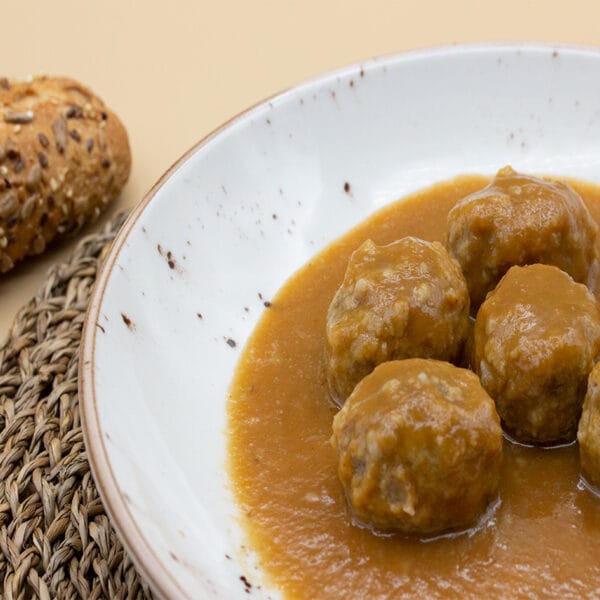 Albóndigas en salsa de verduras de Gesalaga