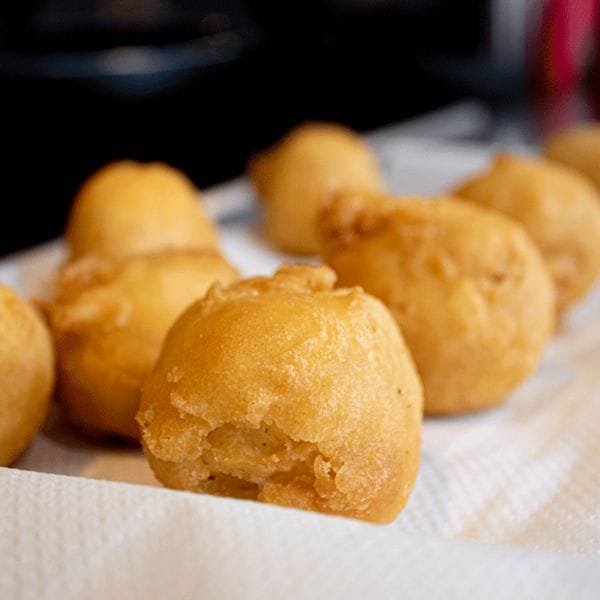 Bola de carne en tempura de Croqueta y Presumida