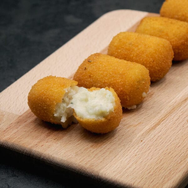 Croqueta y Presumida de bacalao