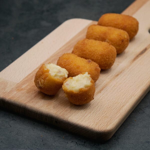 Croqueta y Presumida de huevo y york