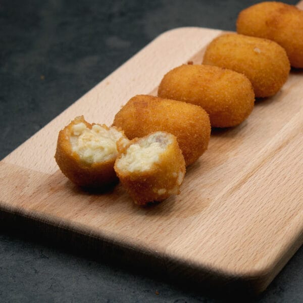 Croqueta y Presumida de pollo de corral