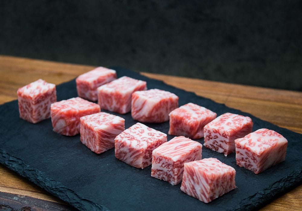 Perlas de wagyu japonés de Okelan