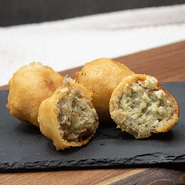 Bolas en tempura de Croqueta y Presumida